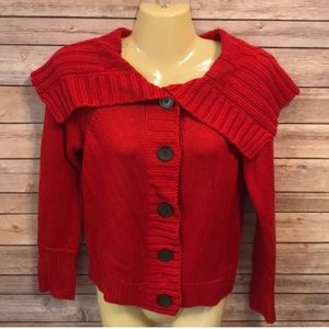 { Kenneth Cole } vibrant red sweater